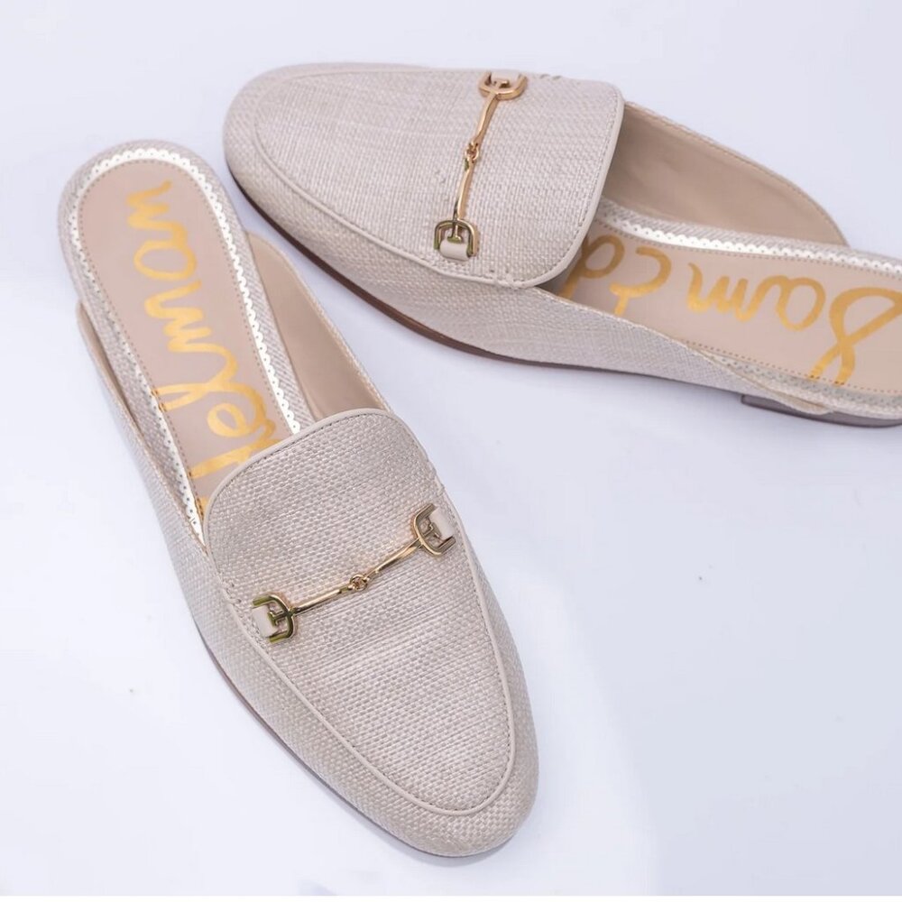Sam Edelman Linnie Bit Mule in Light Natural Canvas Size 5.5